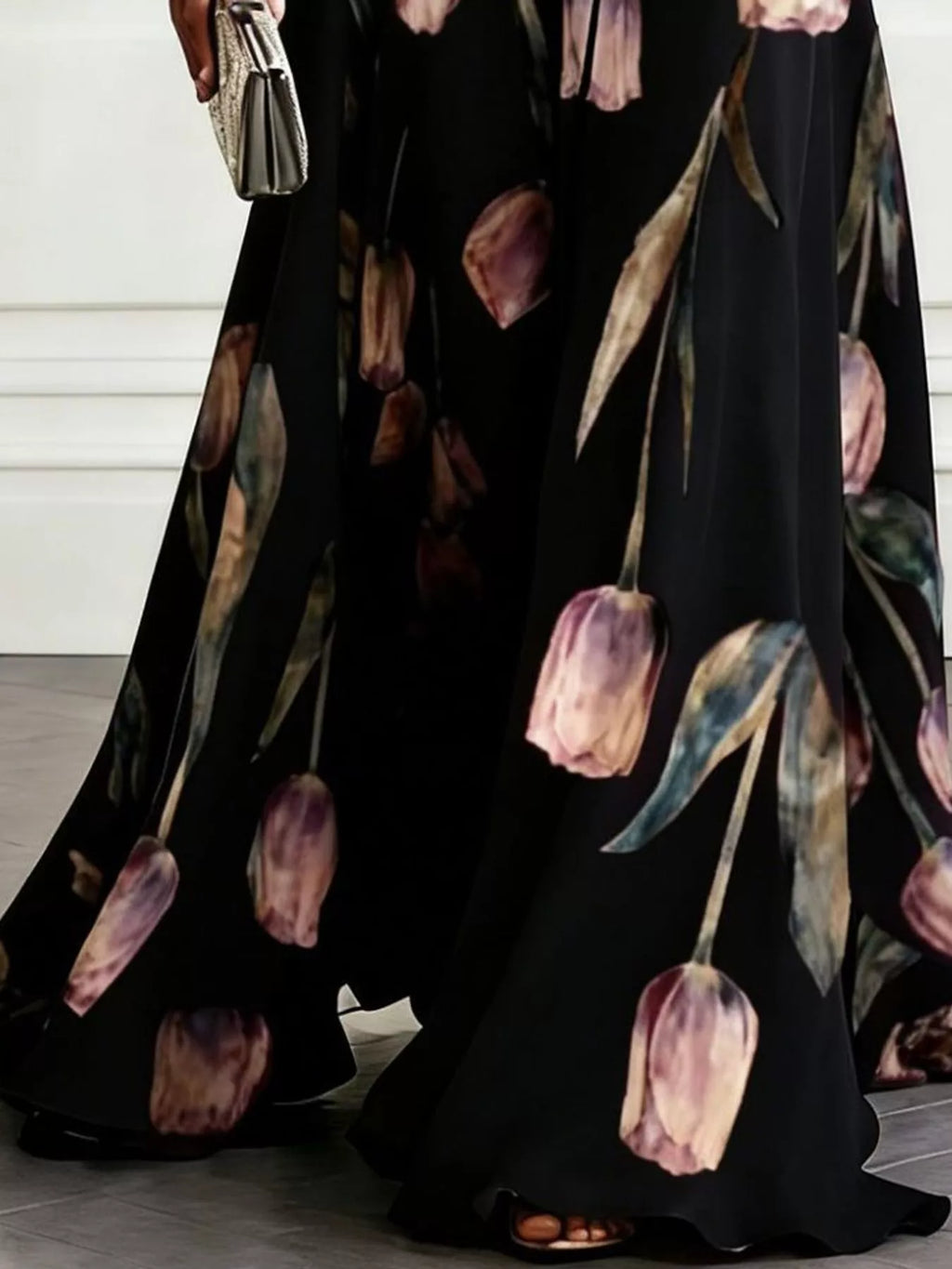 Sleeveless V-Neck Floral Maxi Dress by Belle Bijouix – view 19 of 37