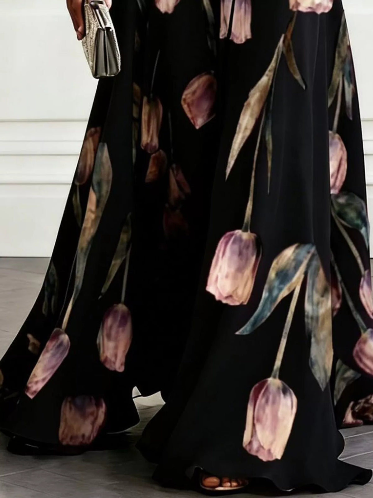 Sleeveless V-Neck Floral Maxi Dress by Belle Bijouix – view 19 of 37