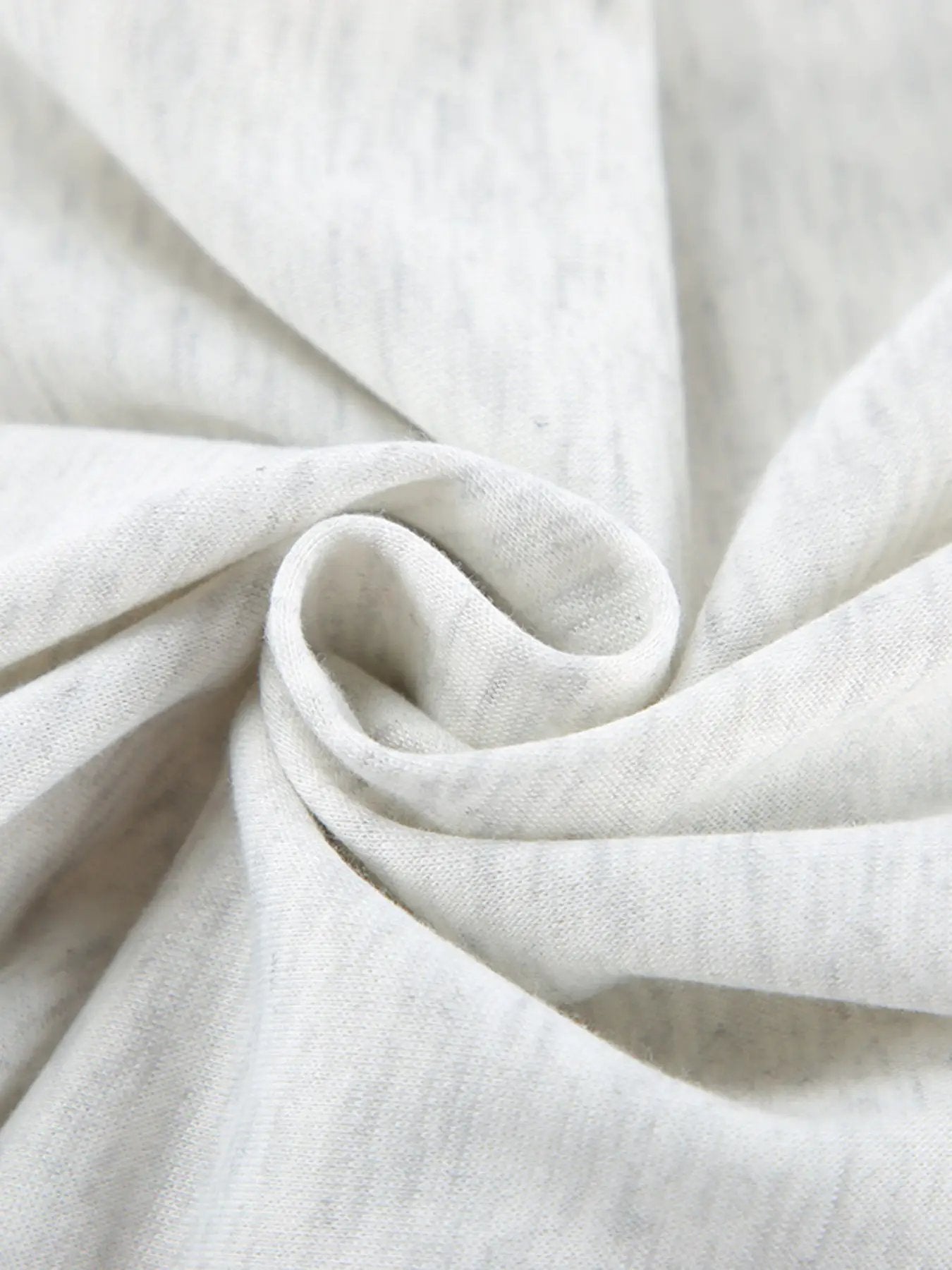 Round Neck Top and Wide Leg Pants Set by Belle Bijouix in light gray linen-textured fabric for activewear.