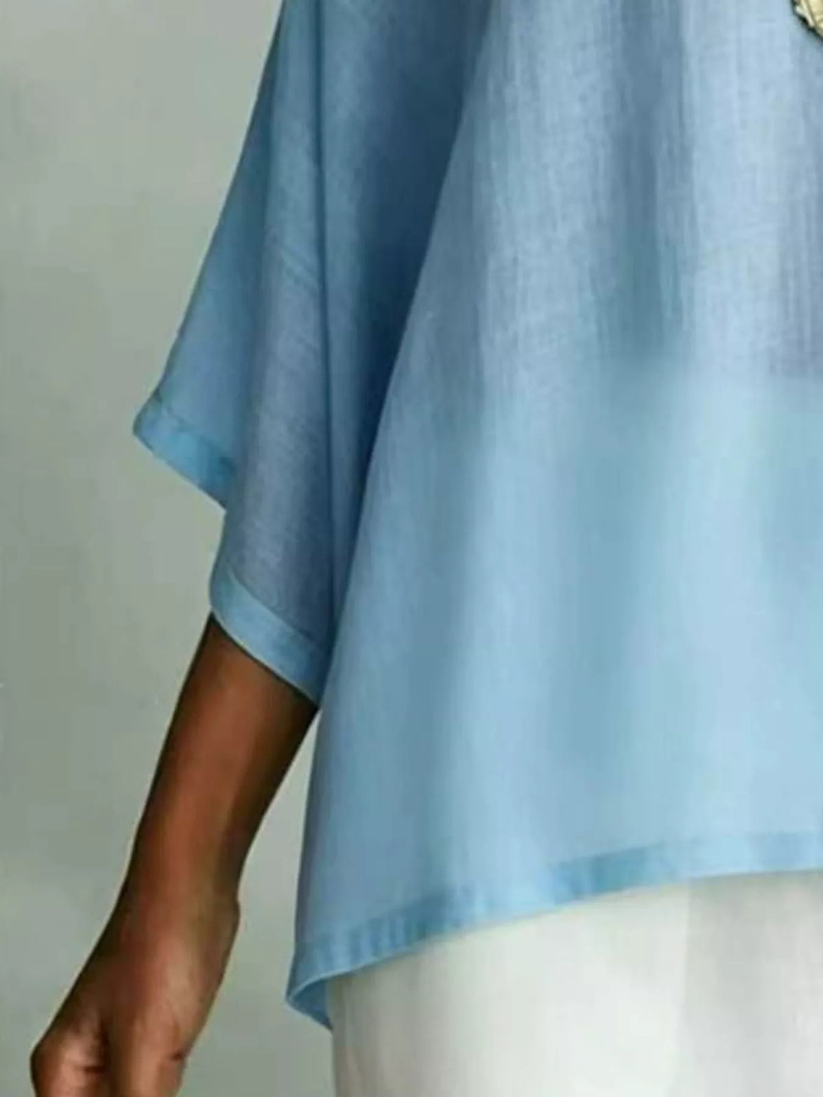 V-Neck Loose Fit T-Shirt