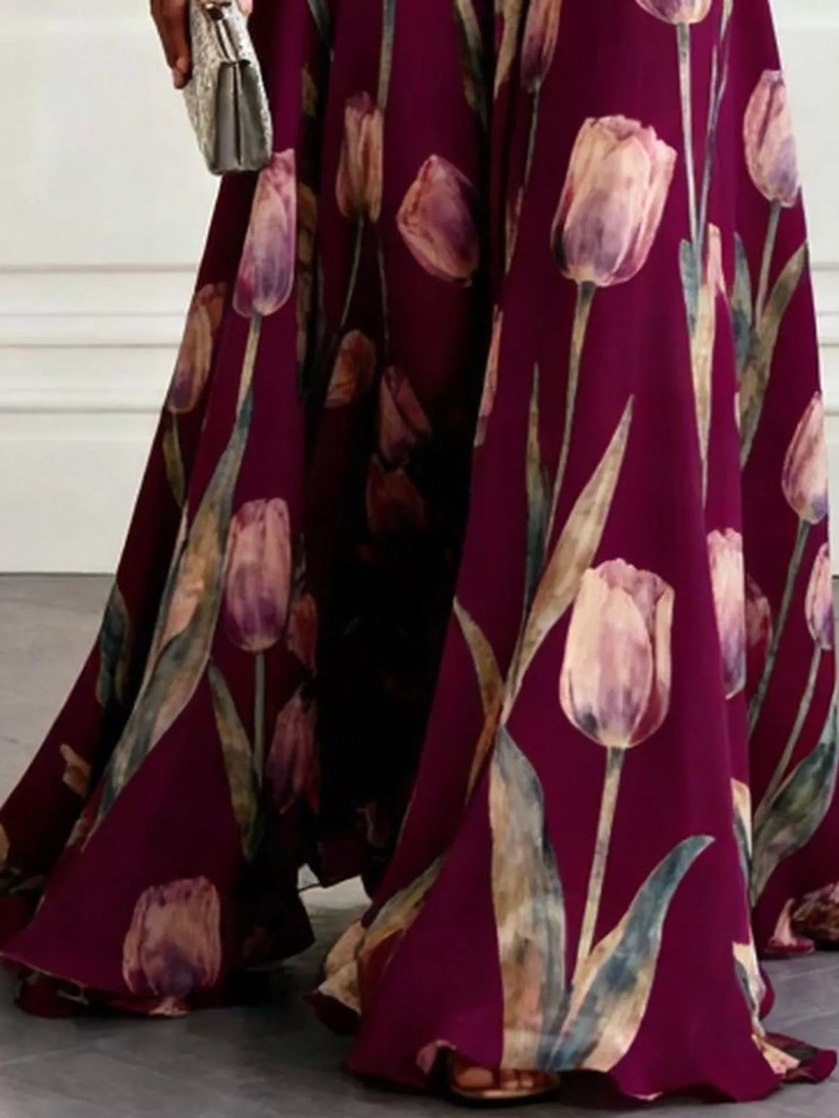 Sleeveless V-Neck Floral Maxi Dress by Belle Bijouix – view 13 of 37