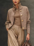 Button-Down Long Sleeve Cardigan
