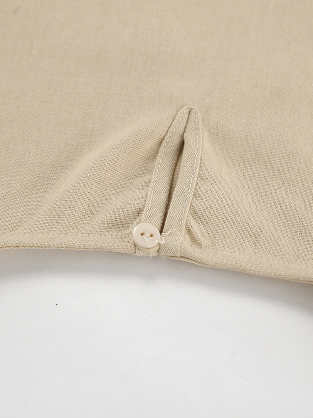 Sleeveless crop top and slit pants set in beige fabric by Belle Bijouix
