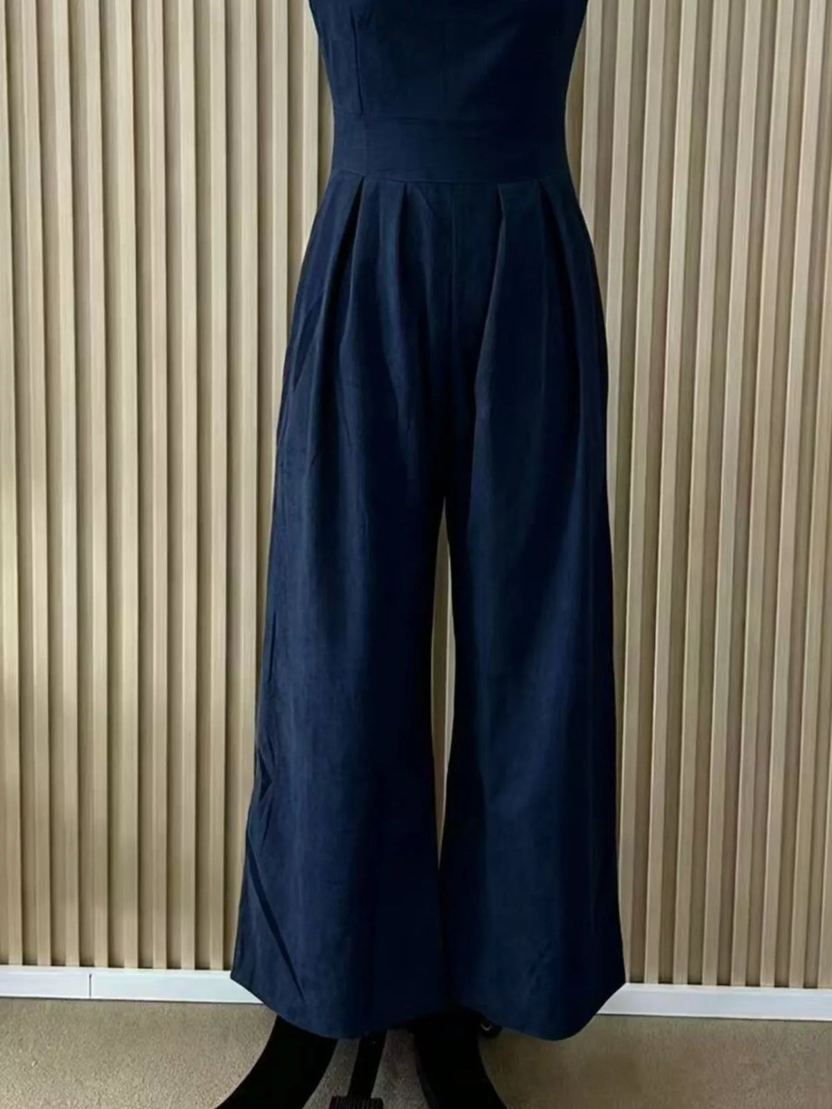Halter Neck Wide-Leg Jumpsuit