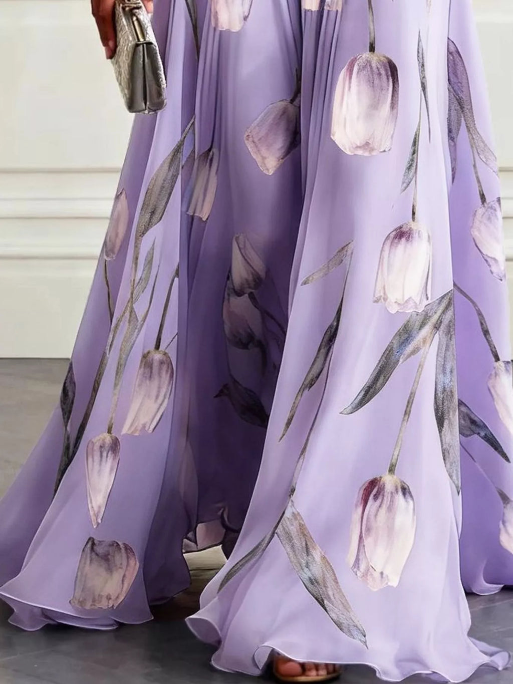 Sleeveless V-Neck Floral Maxi Dress by Belle Bijouix – view 16 of 37
