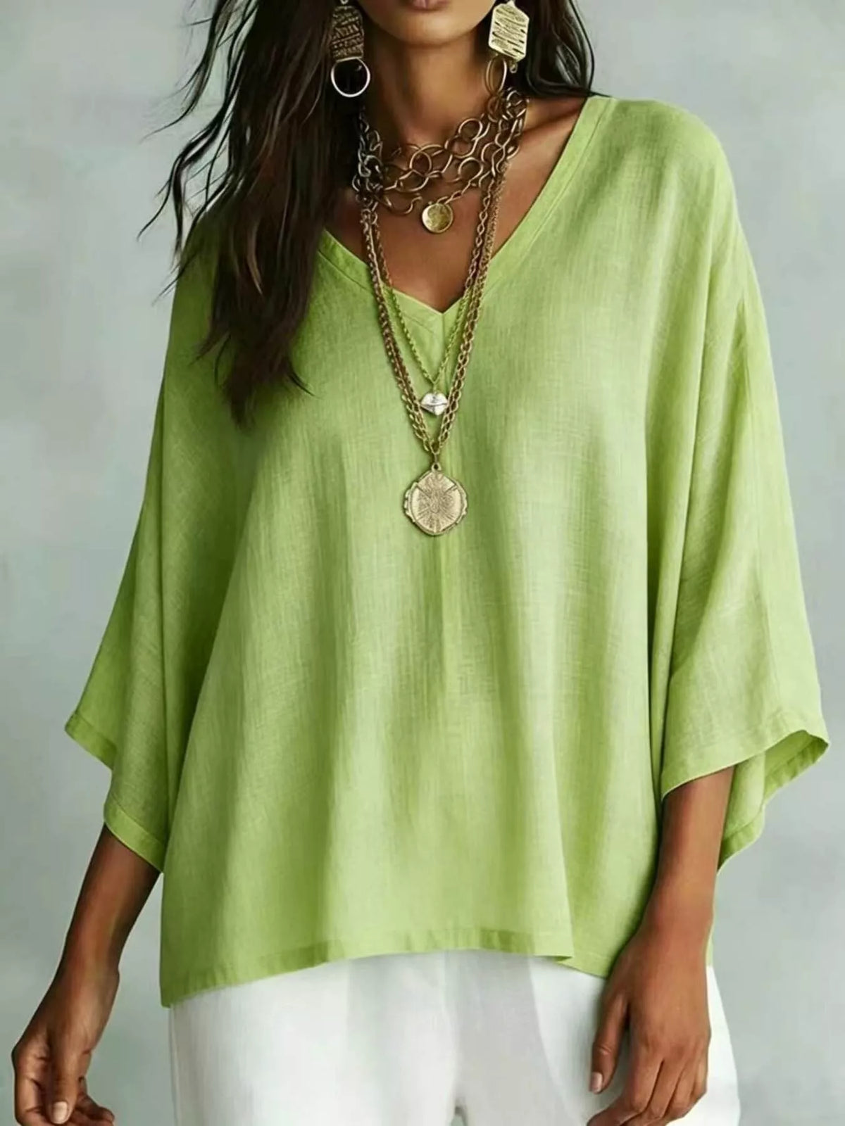 V-Neck Loose Fit T-Shirt