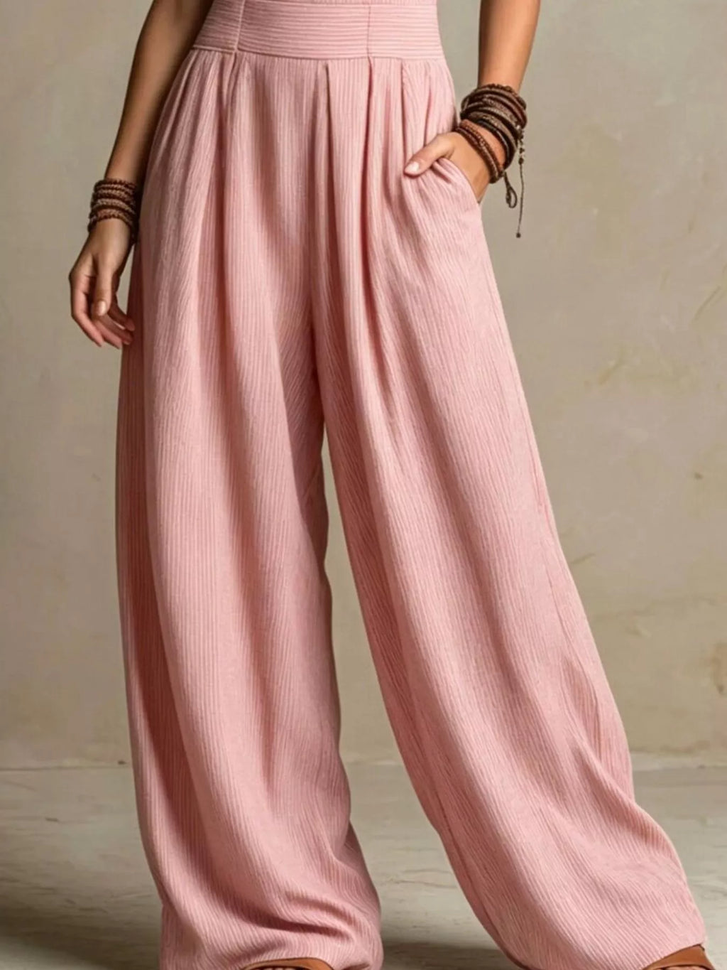 Halter Neck Wide-Leg Jumpsuit