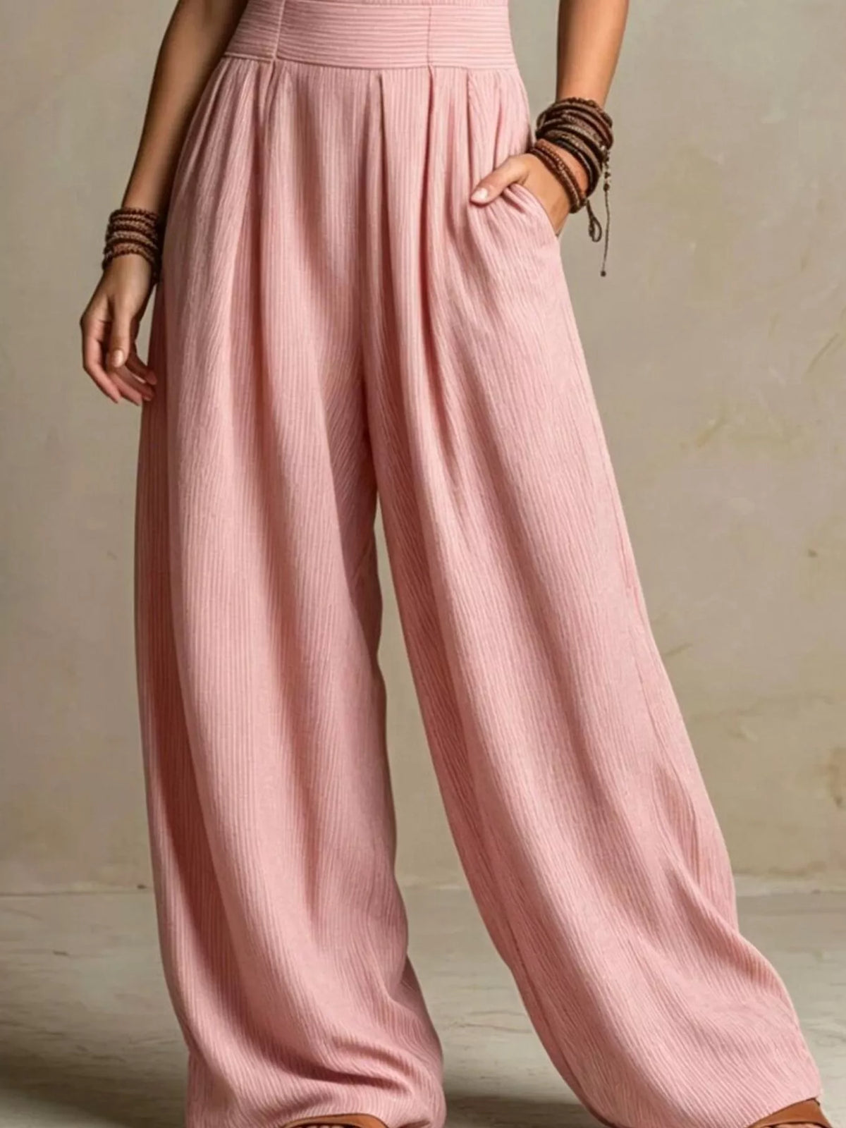Halter Neck Wide-Leg Jumpsuit