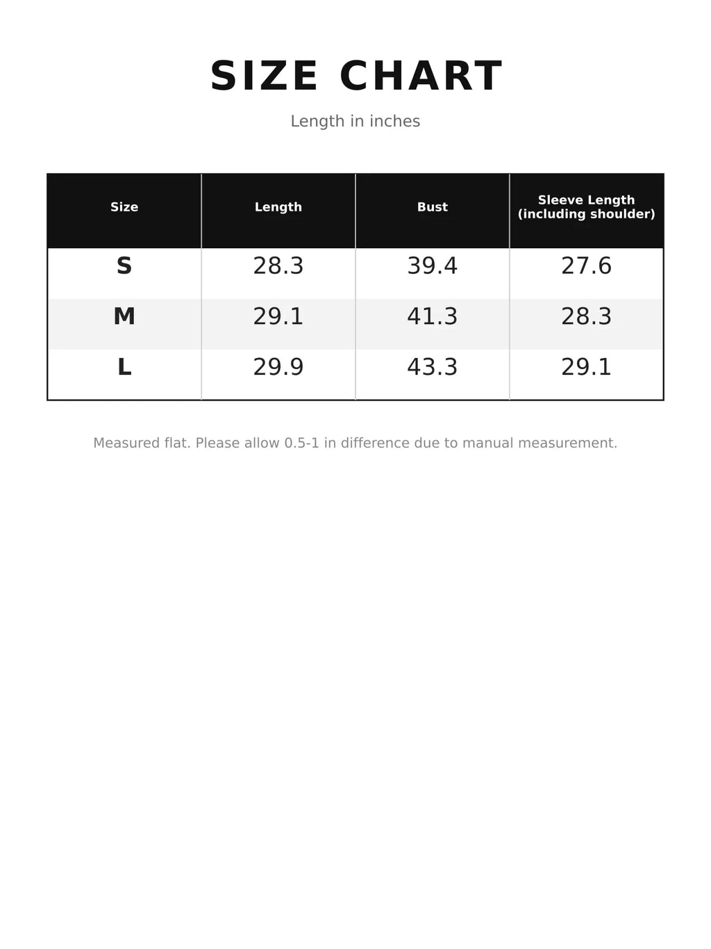 Double-Breasted Tie-Waist Short Trench Coat size chart by Belle Bijouix