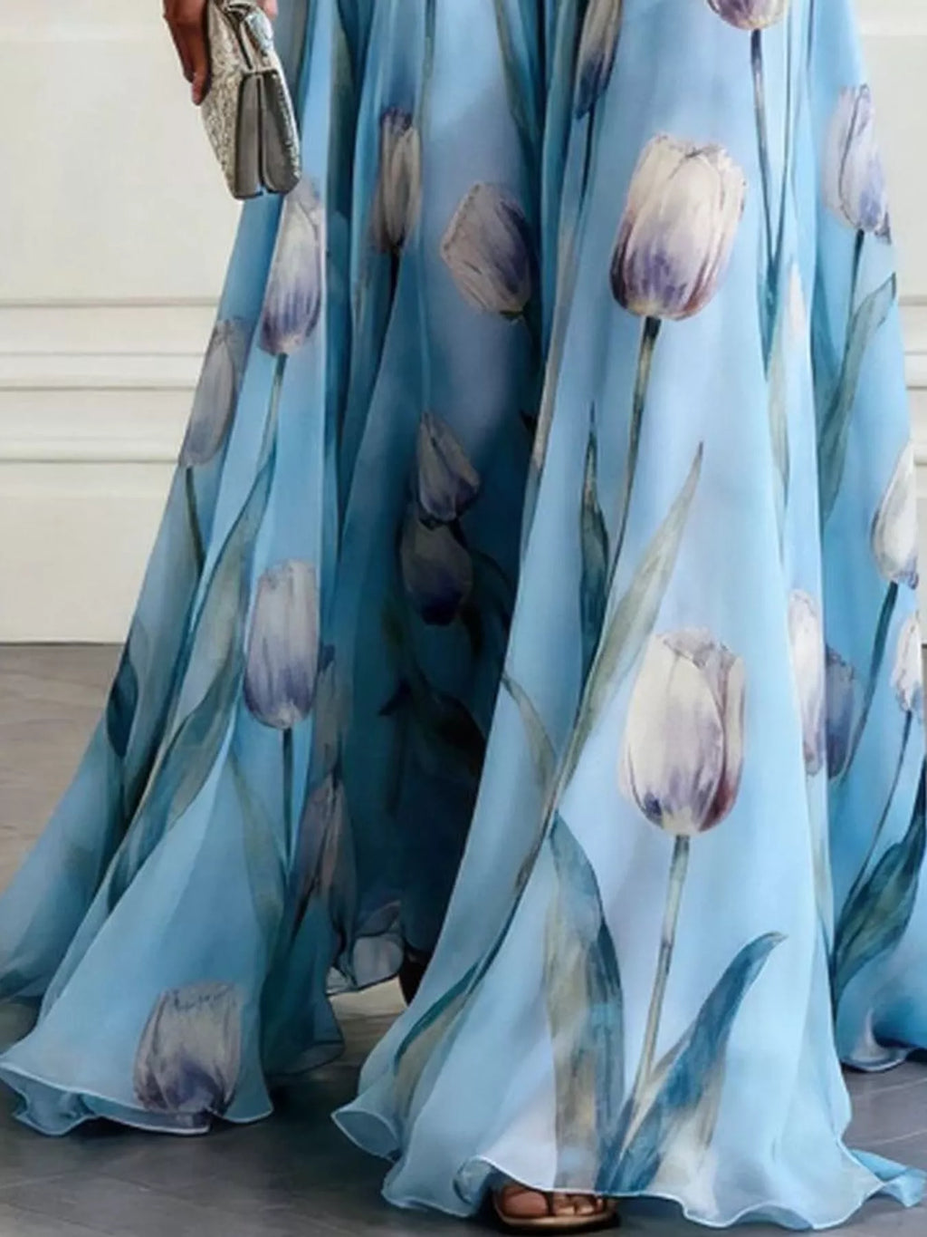 Sleeveless V-Neck Floral Maxi Dress by Belle Bijouix – view 4 of 37