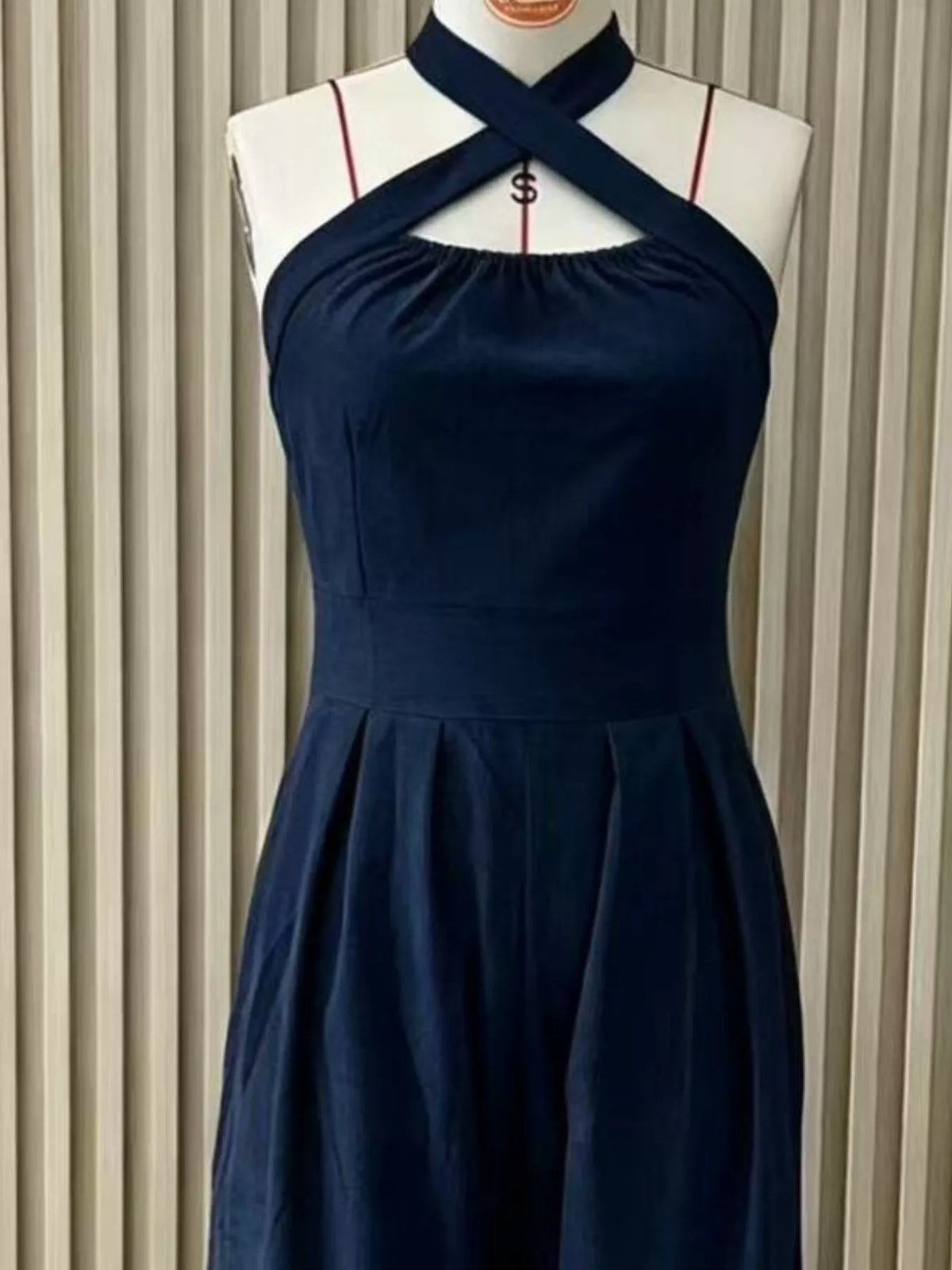 Halter Neck Wide-Leg Jumpsuit