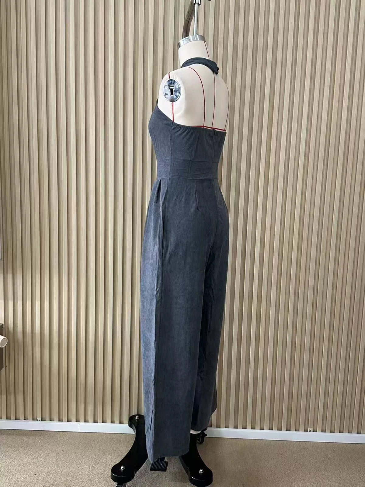Halter Neck Wide-Leg Jumpsuit