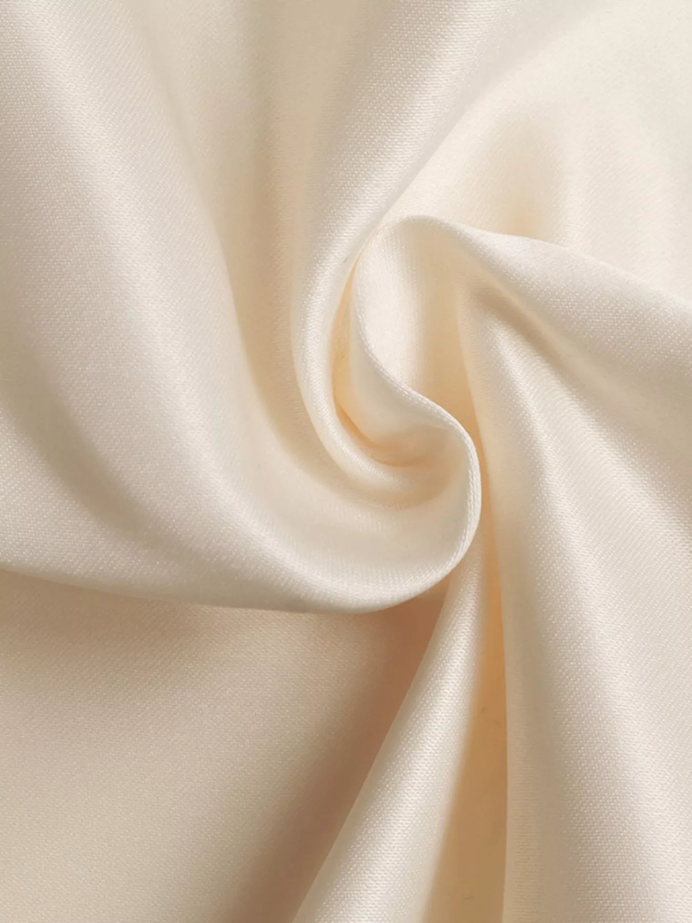 Sleeveless A-Line Midi Dress with Pockets in ivory satin